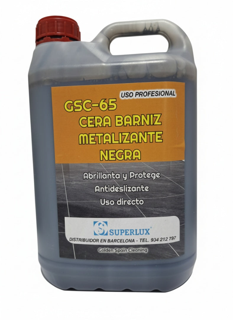 GSC-65 Cera Barniz Metalizante negra